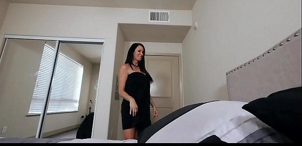  Horny Big Titty Milf Drops Her Towel and Fucks Her Stepson Silly